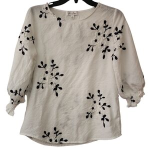 Anneliese 3/4 Sleeves Blouse Size Small